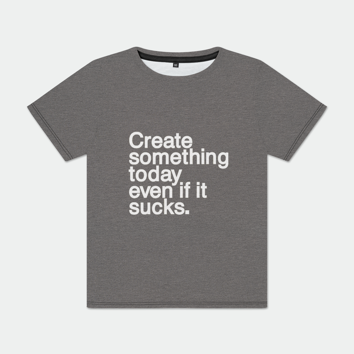 Create Something Vintage Wash Youth Crew Tee