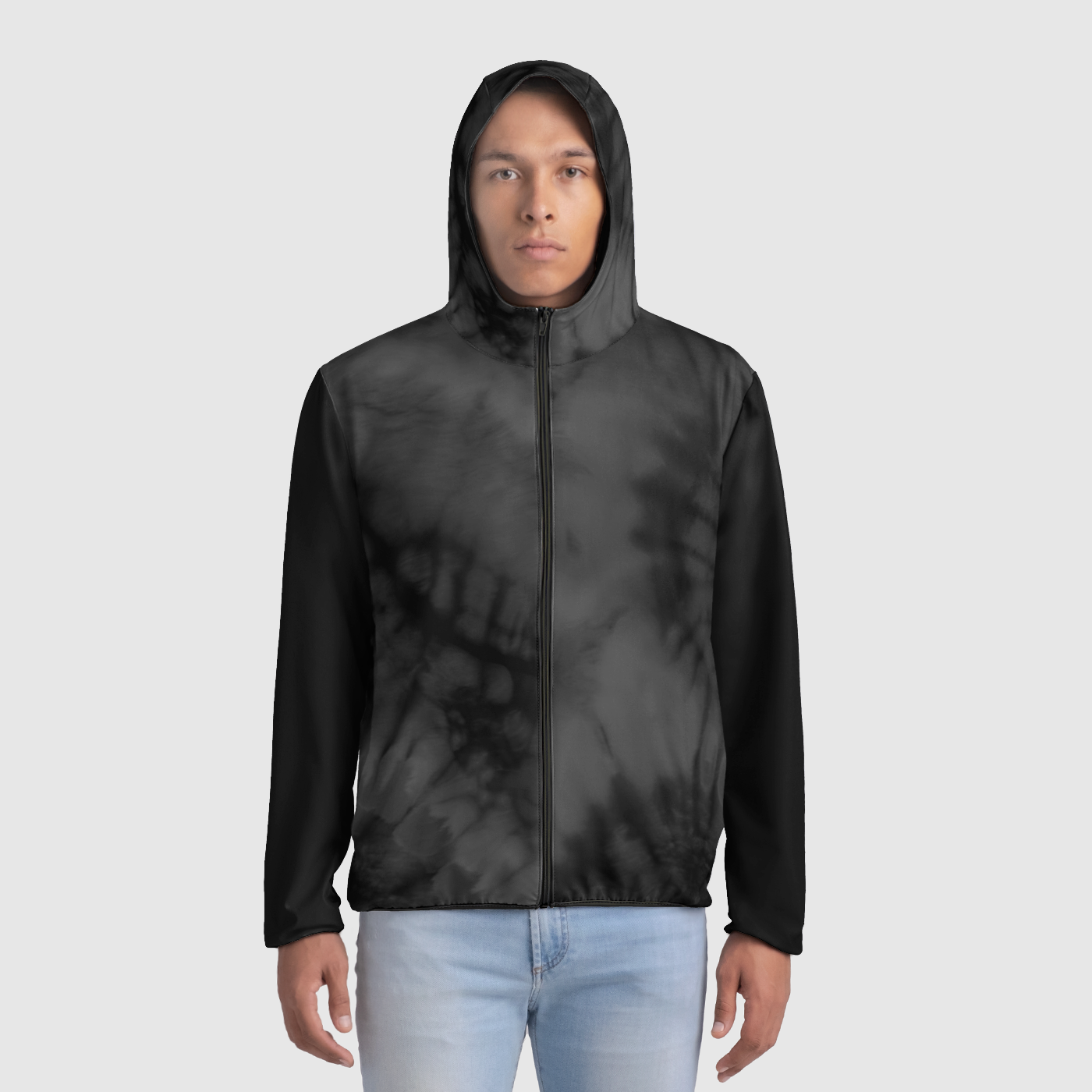 Dark Aesthetic Tie Dye Unisex Windbreaker